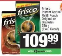 Spar Frisco Instant Coffee Refill Pouch offer