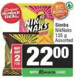 Spar Simba NikNaks Assorted offer