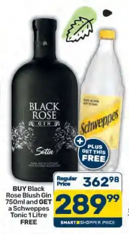 Pick n Pay Black Rose Blush Gin 750ml offer