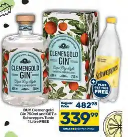 Pick n Pay Clemengold Gin 750ml offer