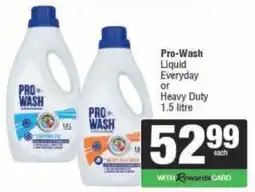 Spar Pro-Wash Liquid Everyday or Heavy Duty offer