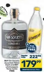 Pick n Pay Schweppes - gin society assorted 750ml offer