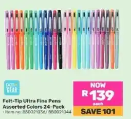 Game Pen Gear Felt-Tip Ultra Fine Pens Assorted offer