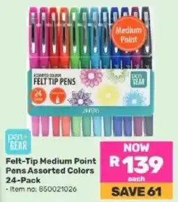 Game pen GEAR Felt Tip Pens Assorted offer