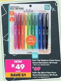 Game Felt Tip Pens Assorted offer