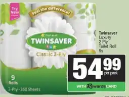 Spar Twinsaver Luxury 2 Ply Toilet Roll offer