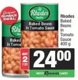 Spar Rhodes Baked Beans in Tomato Sauce offer