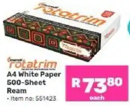 Game mand rotatrim A4 White Paper offer