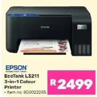 EPSON EcoTank L3211 3-in-1 Colour Printer
