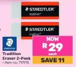 Game STAEDTLER Tradition Eraser offer