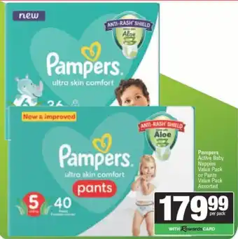 Pampers ultra skin comfort pants Assorted
