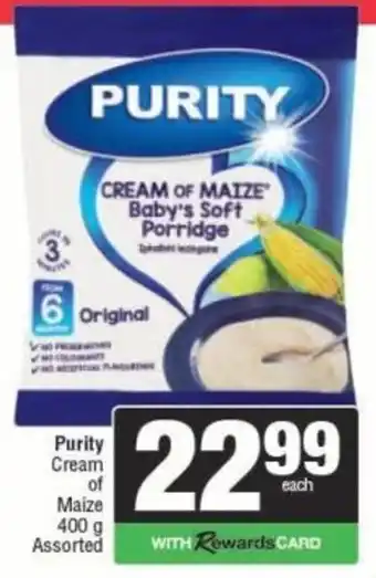 Purity Cream of Maize Assorted