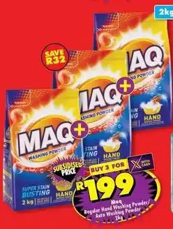 Shoprite Maq - washing powder offer