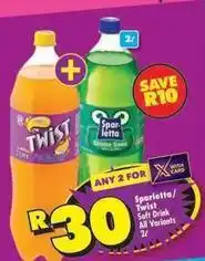 Shoprite Spar - soft drink offer