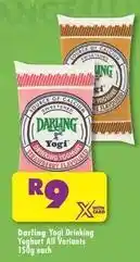 Shoprite Darling - yogi drinking yoghurt offer