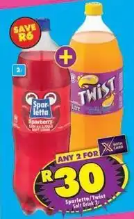 Shoprite Spar - letta/twist soft drink offer
