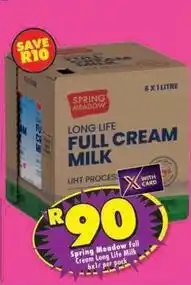 Shoprite Long life full cream milk offer