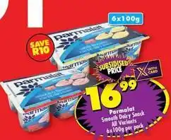 Shoprite Parmalat - smooth dairy snack offer