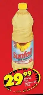 Shoprite Sunfoil - pure sunflower oil offer