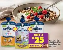 Shoprite Parmalat - kids bubblegum/cream soda law fat dairy snack offer