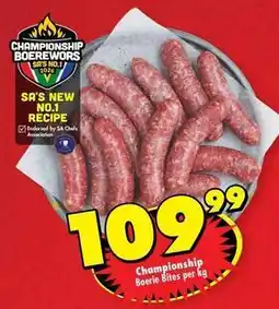 Shoprite Boerie bites offer