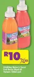 Shoprite Crickley - fruit nectar blend offer