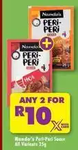 Shoprite Nando's - peri-peri sauce offer