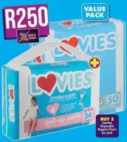 Shoprite Lovies - disposable nappies/pants offer