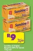 Original margarine 80% fat spread 125g