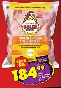 Shoprite Goldi - frozen chicken leg quarters offer