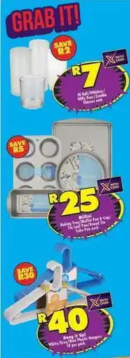 Shoprite Pan - rolls & glass offer