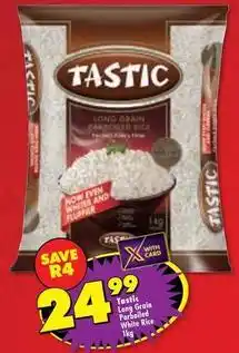 Shoprite Tastic - long grain parboiled rice offer