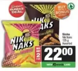 Spar Savemor Simba Nik Naks Assorted offer