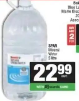 Spar Savemor SPAR Mineral Water offer