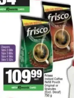 Spar Savemor Frisco Instant Coffee Refill Pouch offer