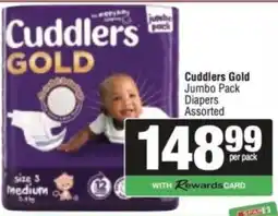 Spar Cuddlers Gold Diapers Assorted offer