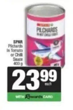 Spar Savemor SPAR Pilchards in Tomato or Chilli Sauce offer