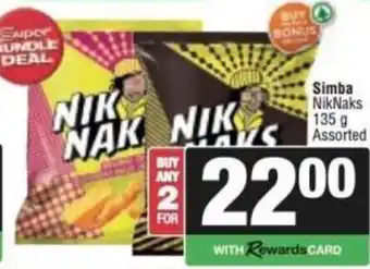 Simba NikNaks Assorted