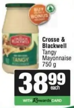 KwikSpar Crosse & Blackwell Tangy Mayonnaise offer