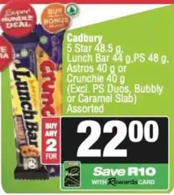 KwikSpar Cadbury Assorted offer