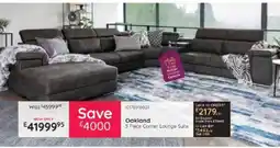 Bradlows Oakland 5 Piece Corner Lounge Suite offer