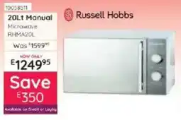 Bradlows Russell Hobbs 20Lt Manual Microwave offer
