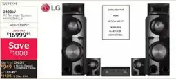 Bradlows LG AV Receiver System offer