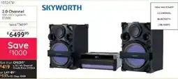 Bradlows SKYWORTH 2.0 Channel Mini HiFi System B5800 offer