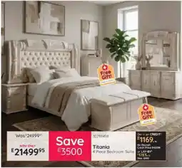 Bradlows Titania 4 Piece Bedroom Suite offer