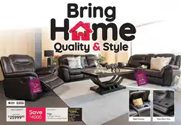 Bradlows Figo 5 Piece 3 Action Reclining Lounge Suite offer