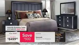 Bradlows Hannah Headboard & Pedestals offer