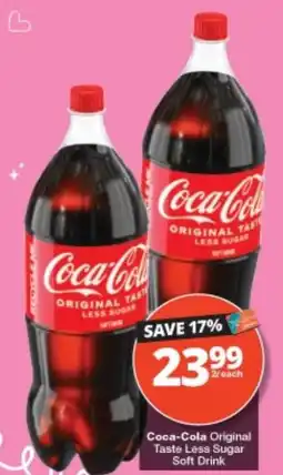 Checkers Coca-Cola Original Taste Less Sugar Soft Drink offer