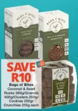 Bags of Bites Coconut & Seed