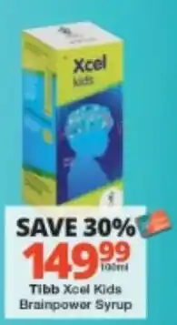 Checkers Tibb Xcel Kids Brainpower Syrup offer